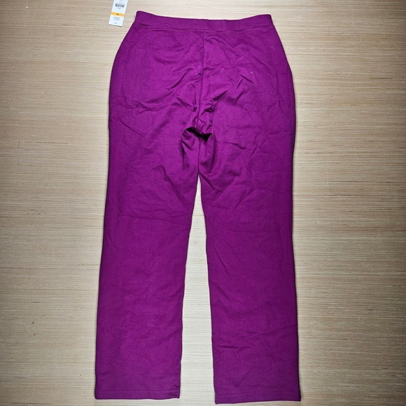 Kim Rogers Petite Small Purple Casual Hyper Fleece 2‎ Piece Lounge Set PS NEW - Picture 15 of 15